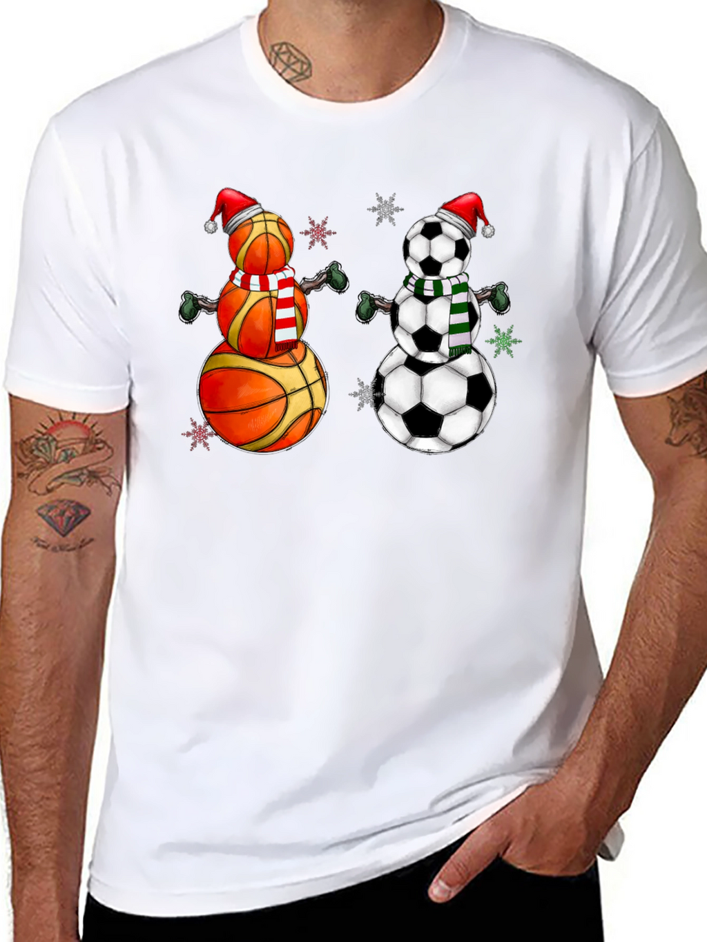 Sports Snowman T-Shirt