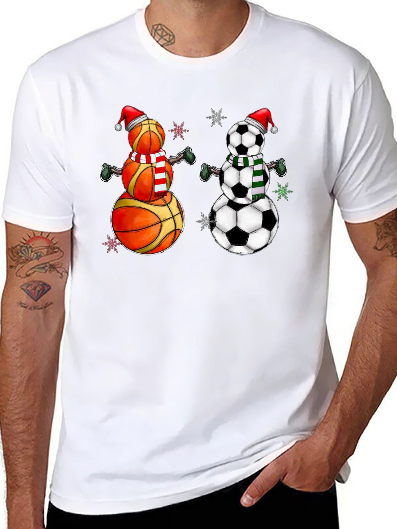 Sports Snowman T-Shirt