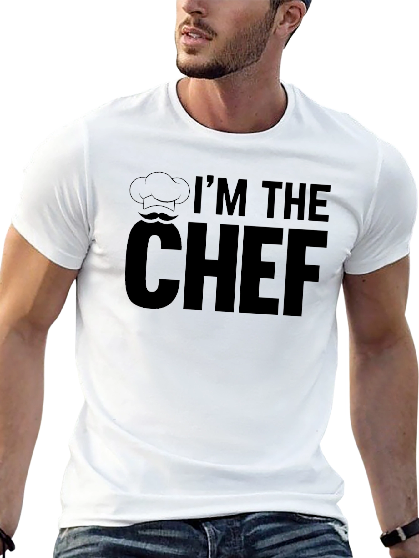 Im The Chef Black Graphic Tee Shirt