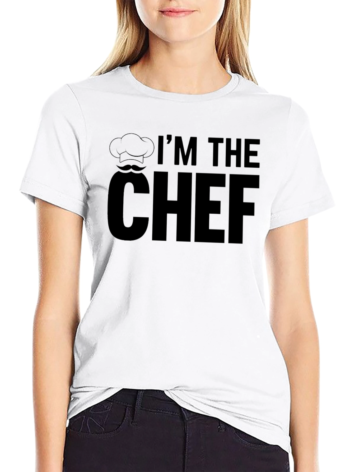 Im The Chef Black Graphic Tee Shirt