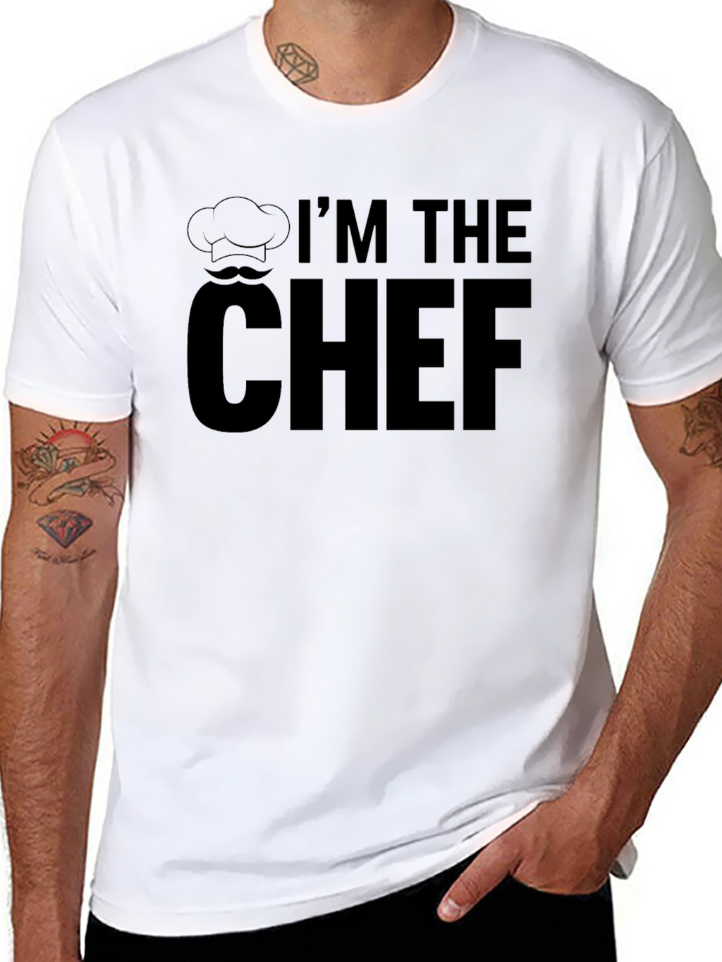 Im The Chef Black Graphic Tee Shirt