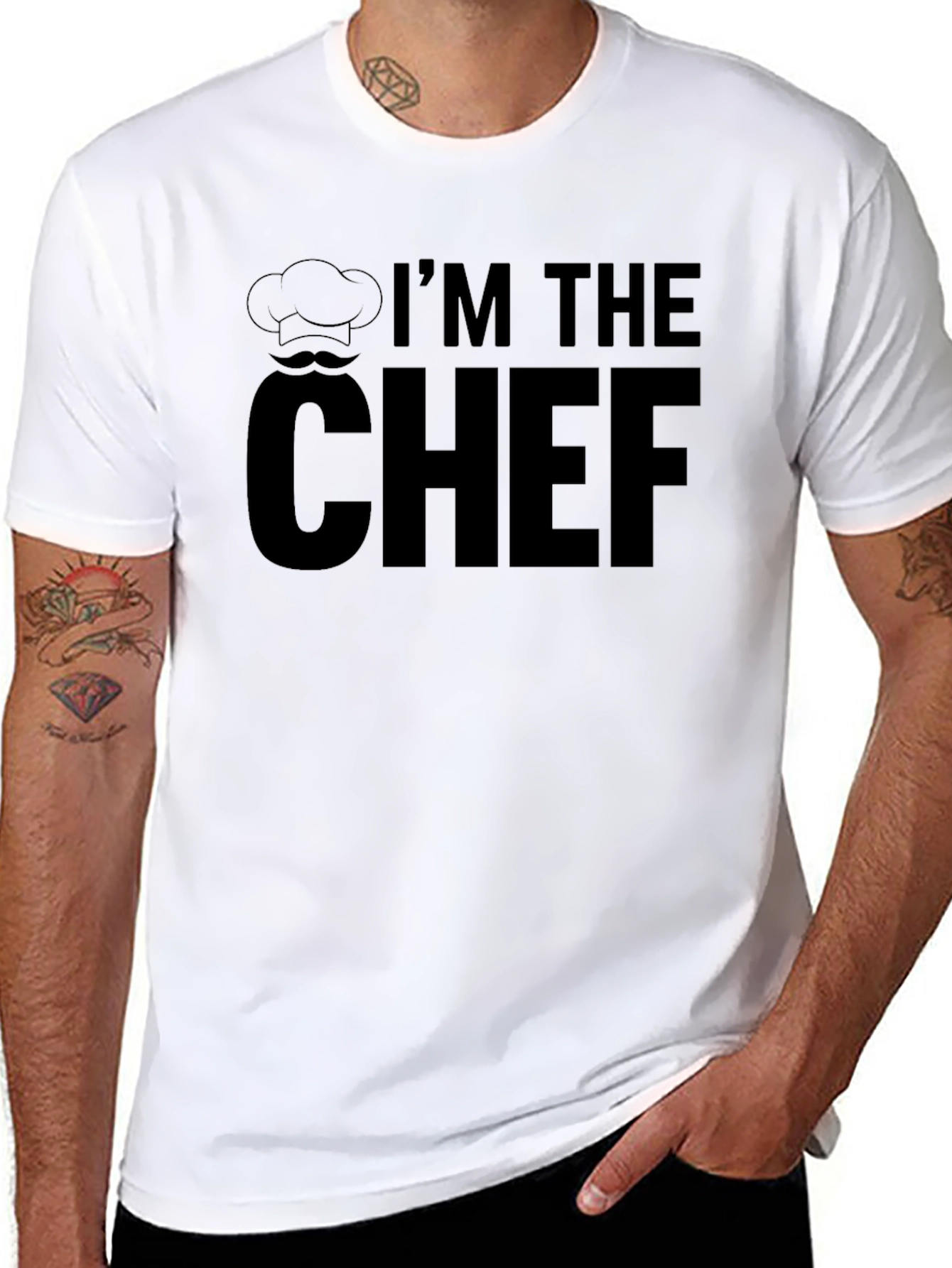 Im The Chef Black Graphic Tee Shirt