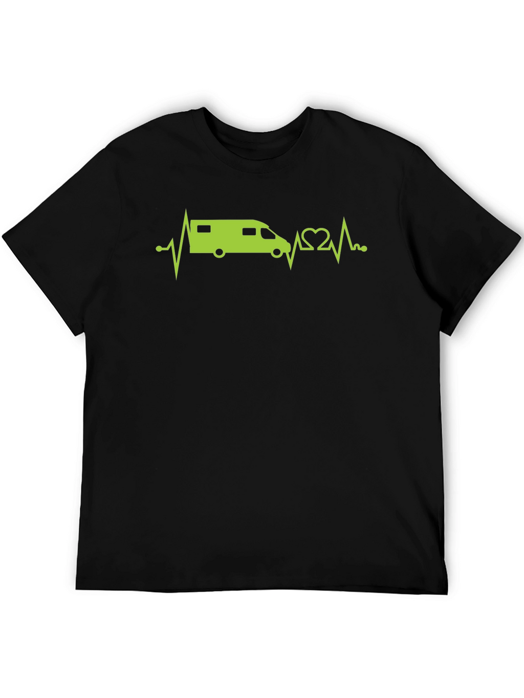 RV Heartbeat T-Shirt - Camping Adventure