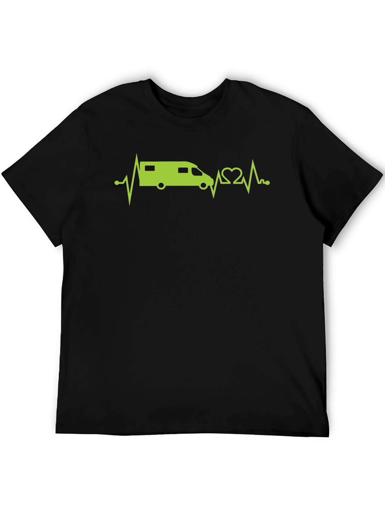 RV Heartbeat T-Shirt - Camping Adventure