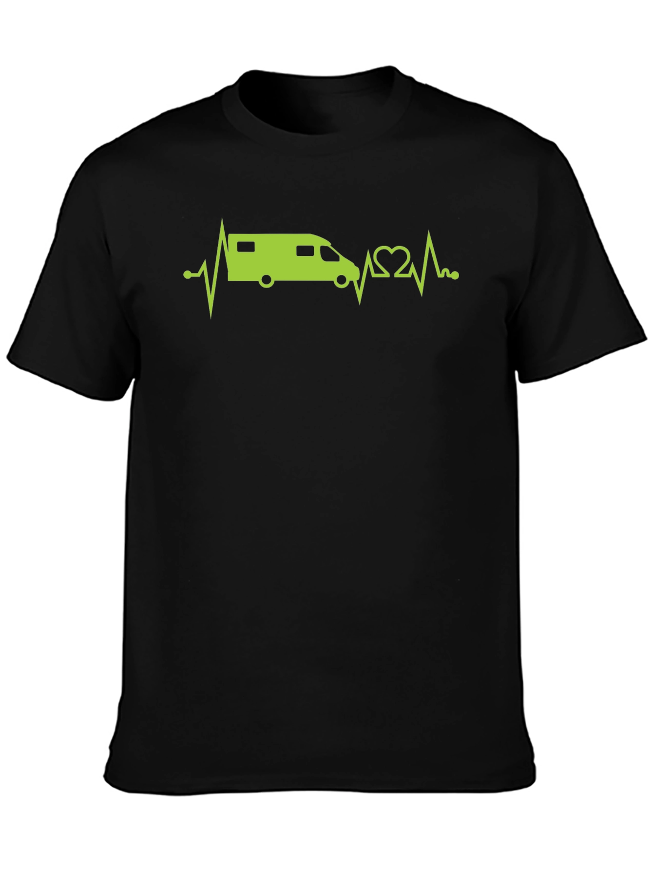 RV Heartbeat T-Shirt - Camping Adventure