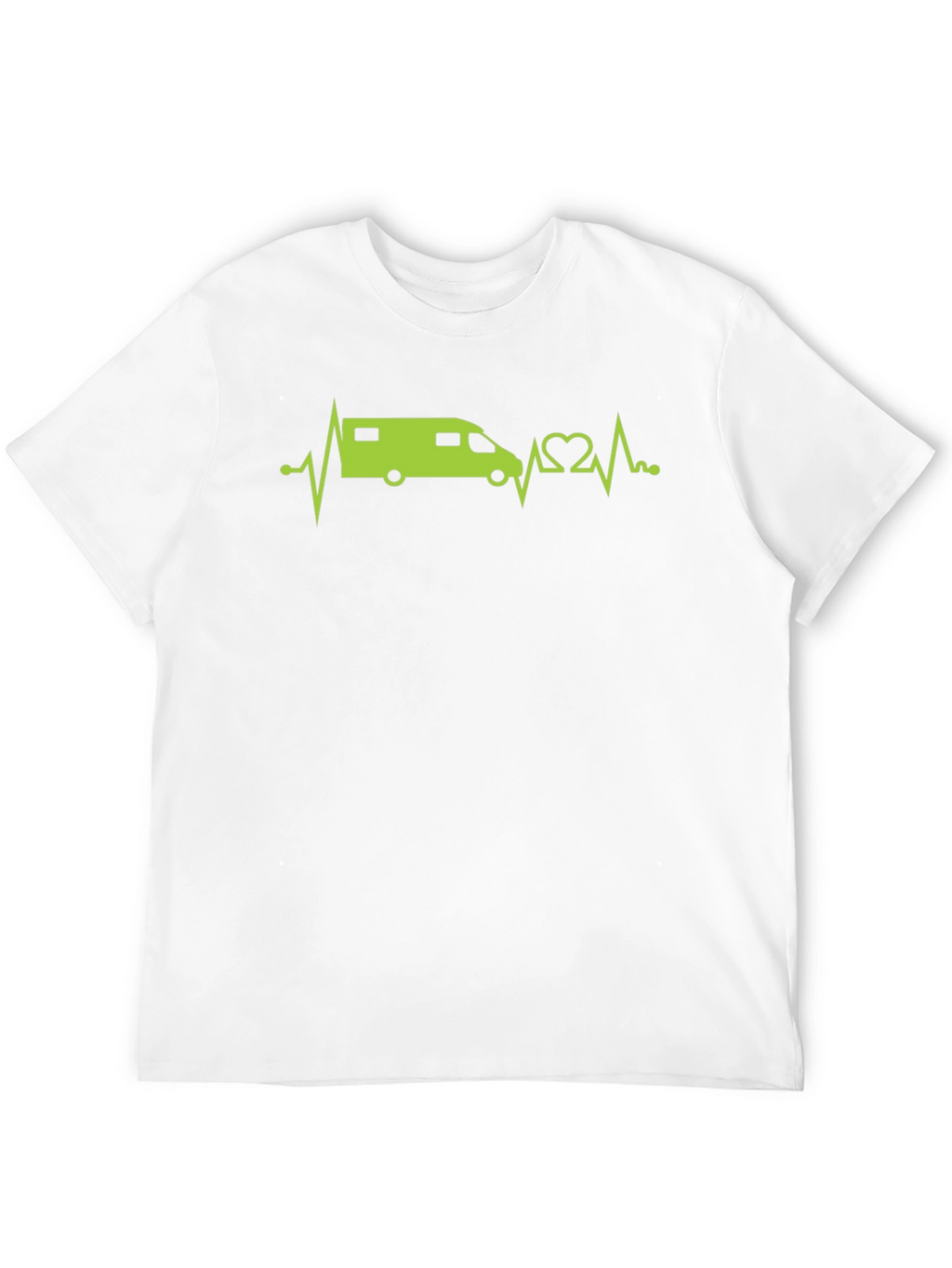 RV Heartbeat T-Shirt - Camping Adventure