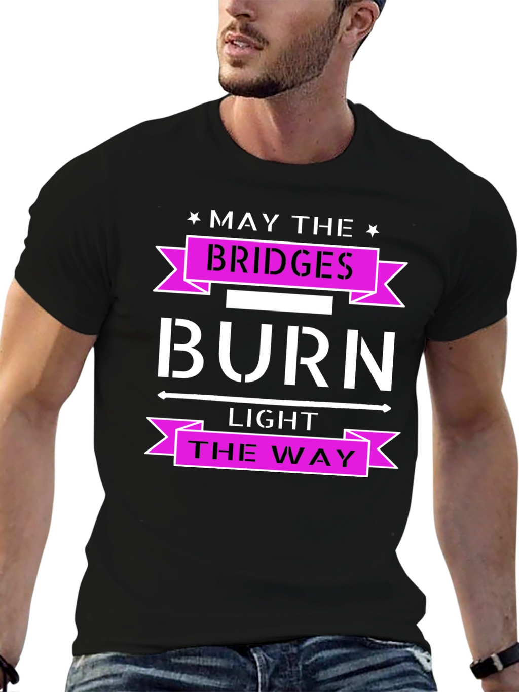 Burn Bridges Graphic Tee