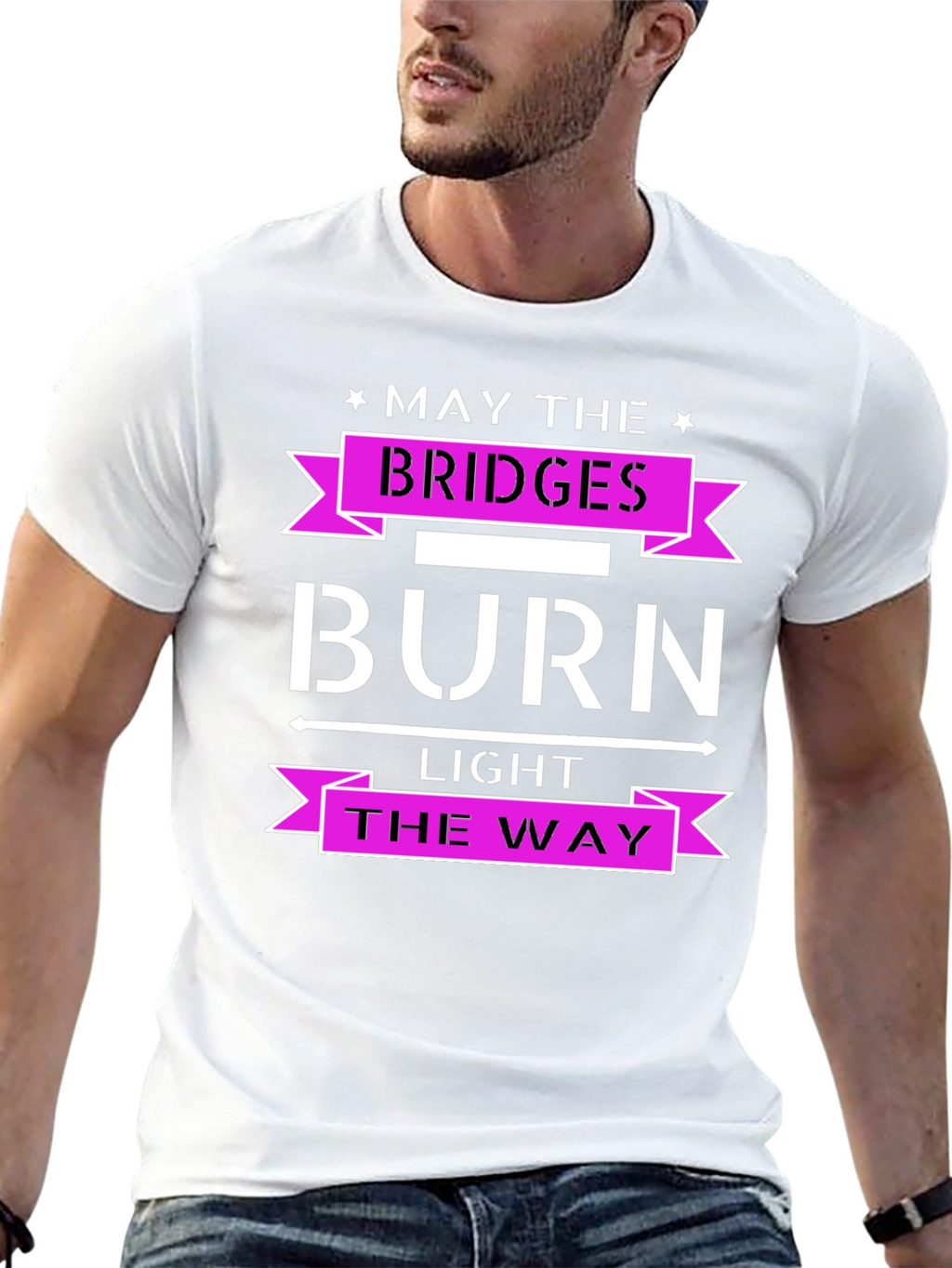 Burn Bridges Graphic Tee