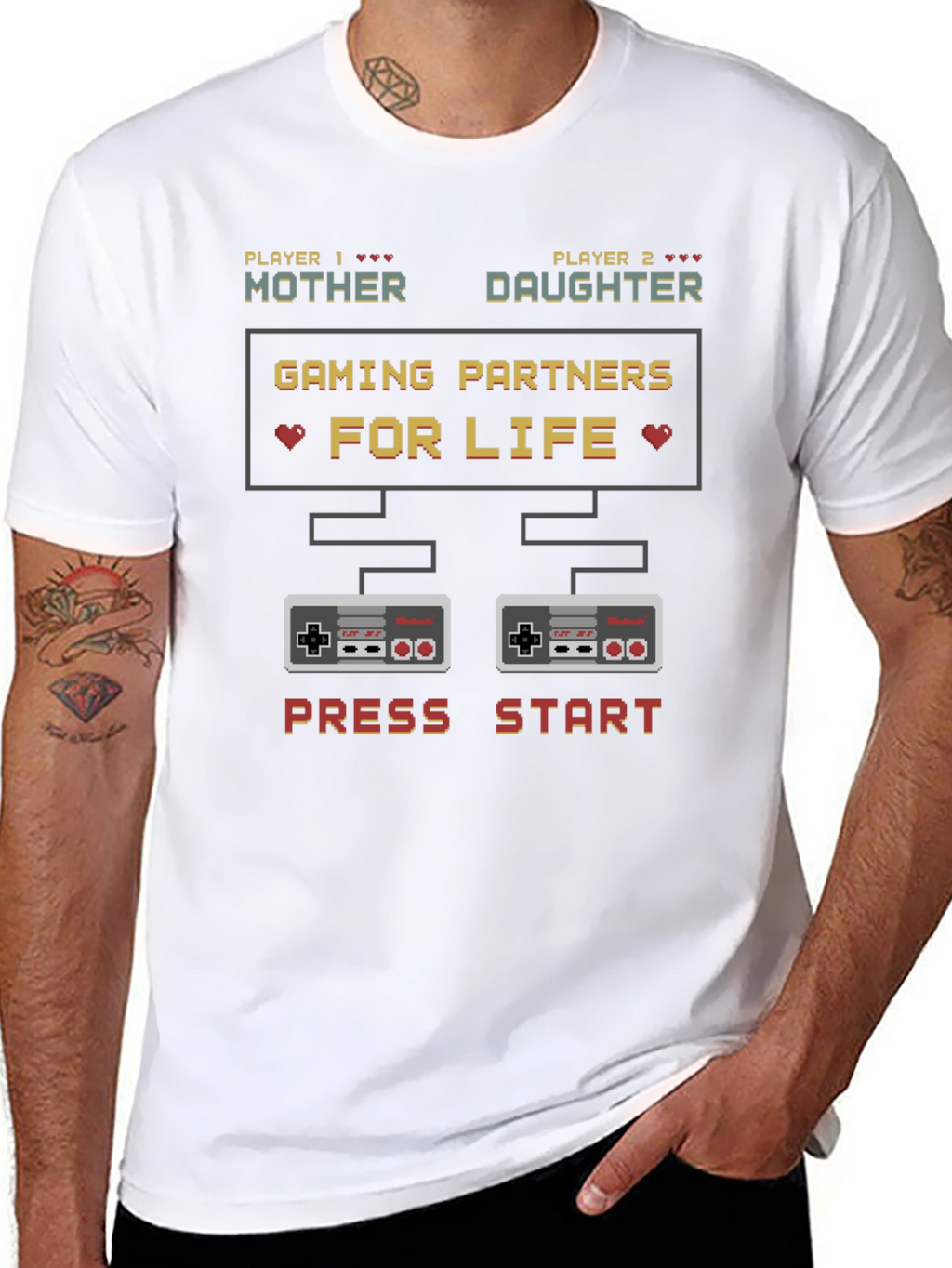 Mother Daughter Gaming Partners T-Shirt