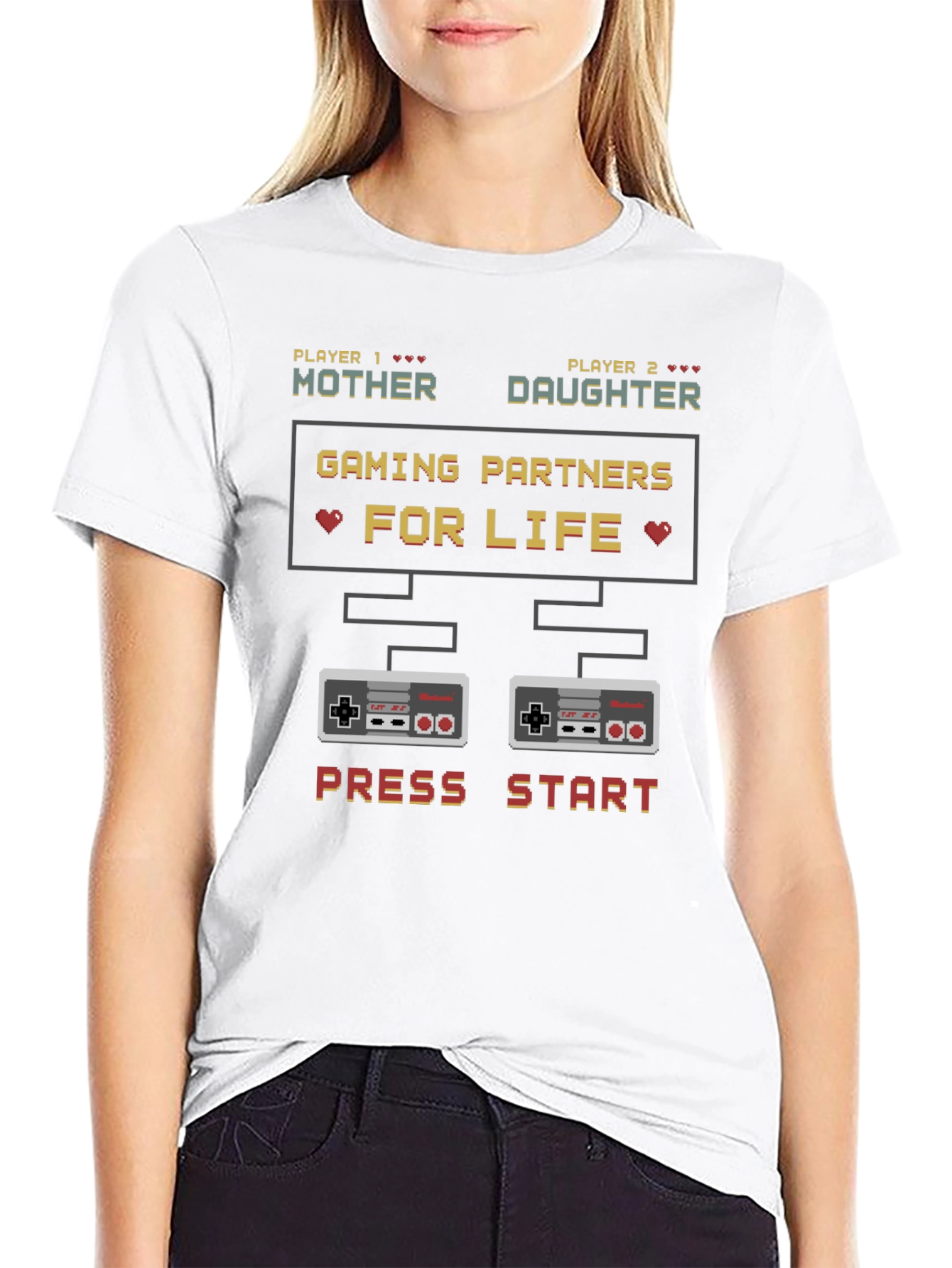 Mother Daughter Gaming Partners T-Shirt