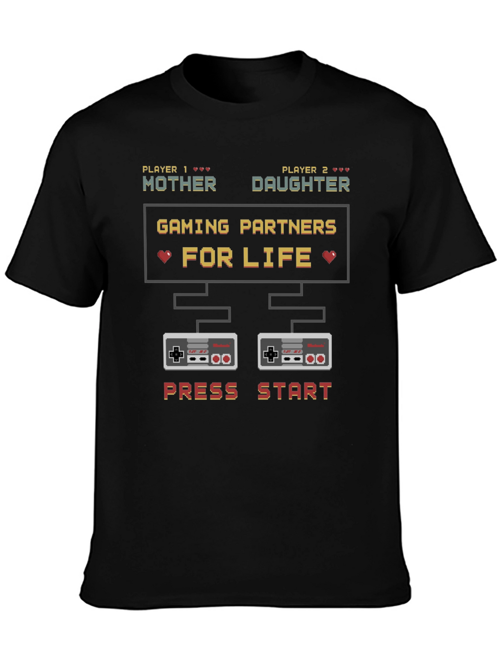 Mother Daughter Gaming Partners T-Shirt