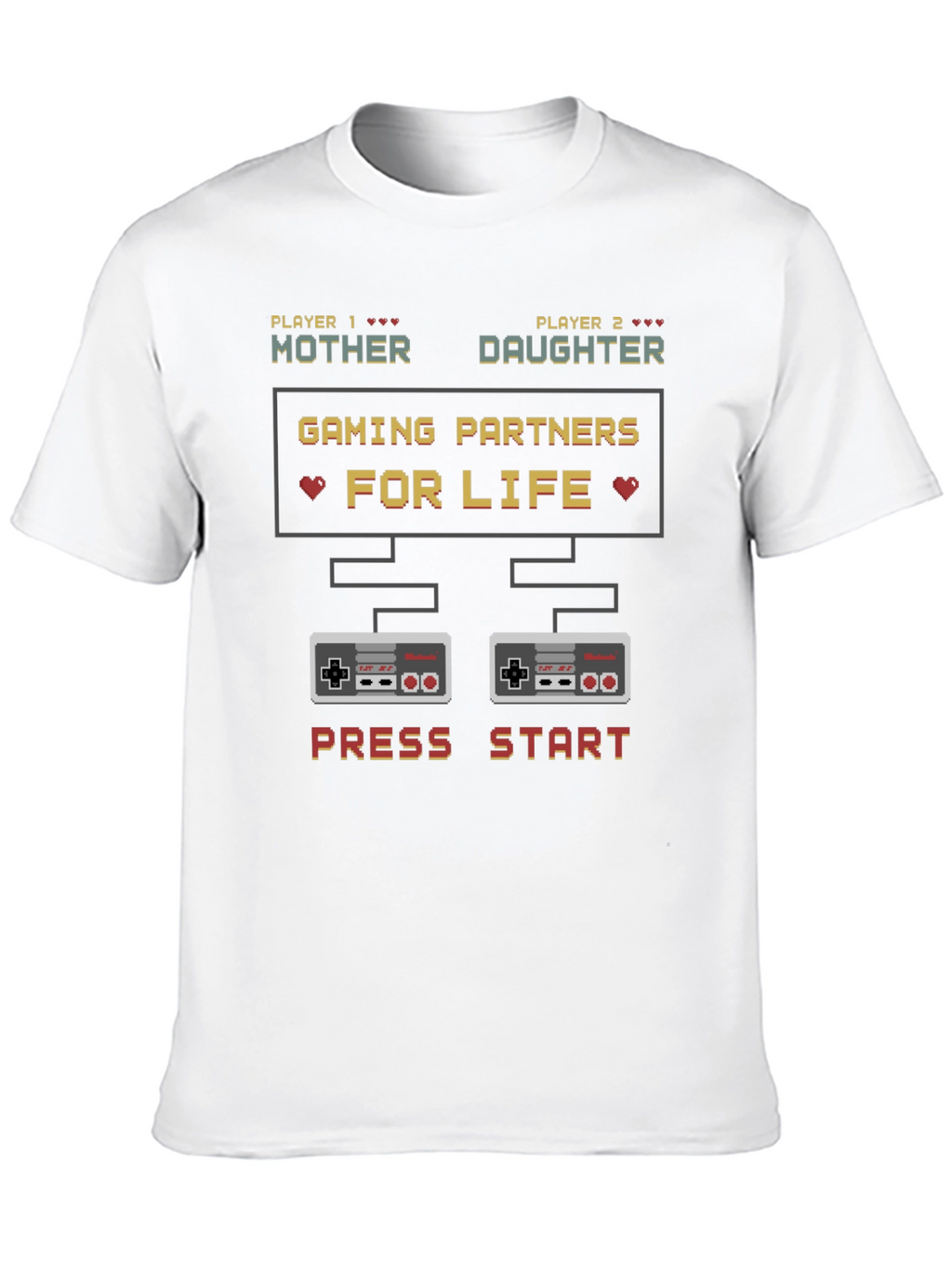 Mother Daughter Gaming Partners T-Shirt