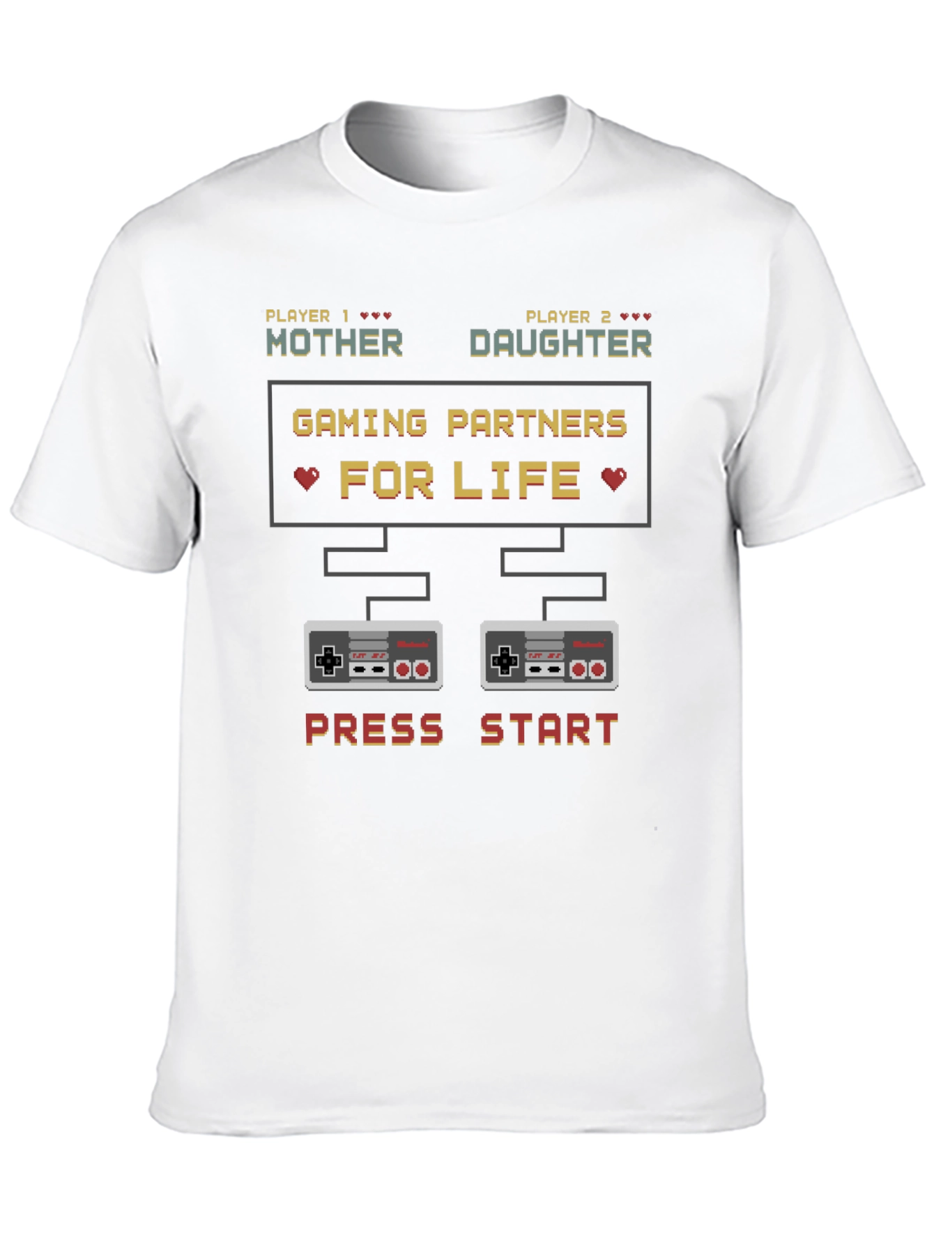 Mother Daughter Gaming Partners T-Shirt
