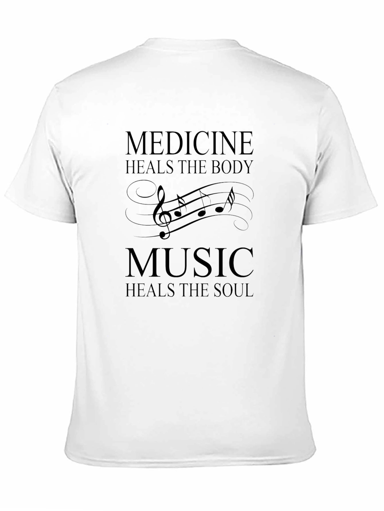 Medicine & Music Healing T-Shirt - Black