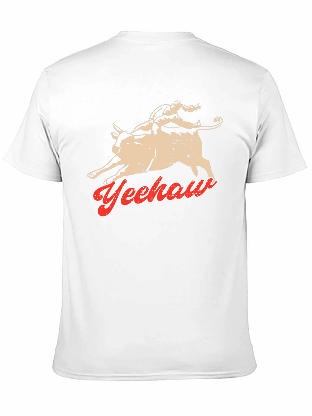 Yeehaw Bull Rider Graphic Tee - Black