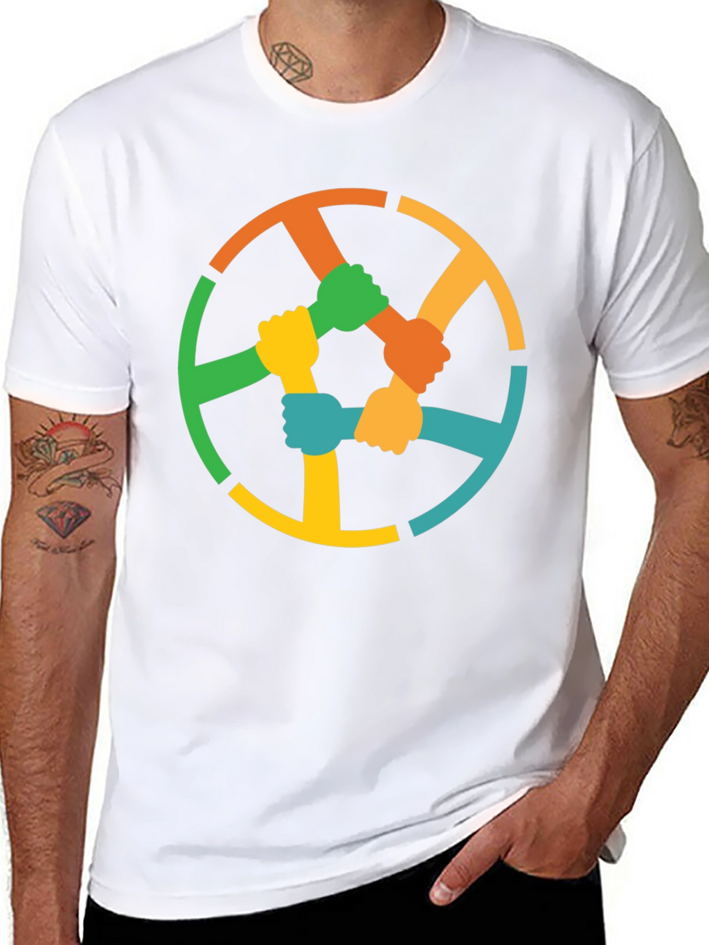 Unity Circle Black T-Shirt
