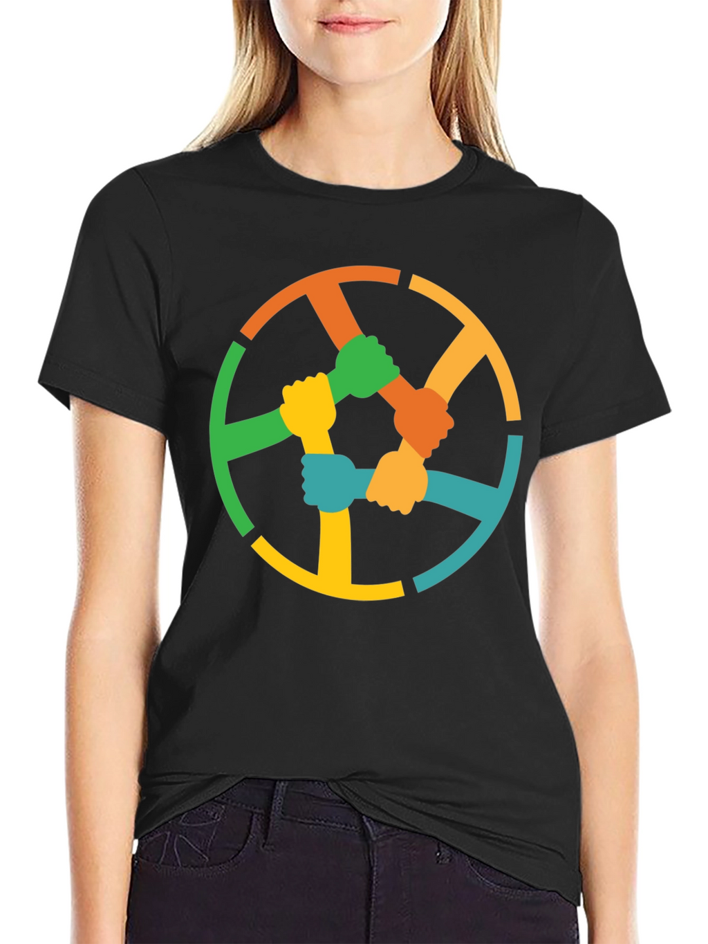 Unity Circle Black T-Shirt