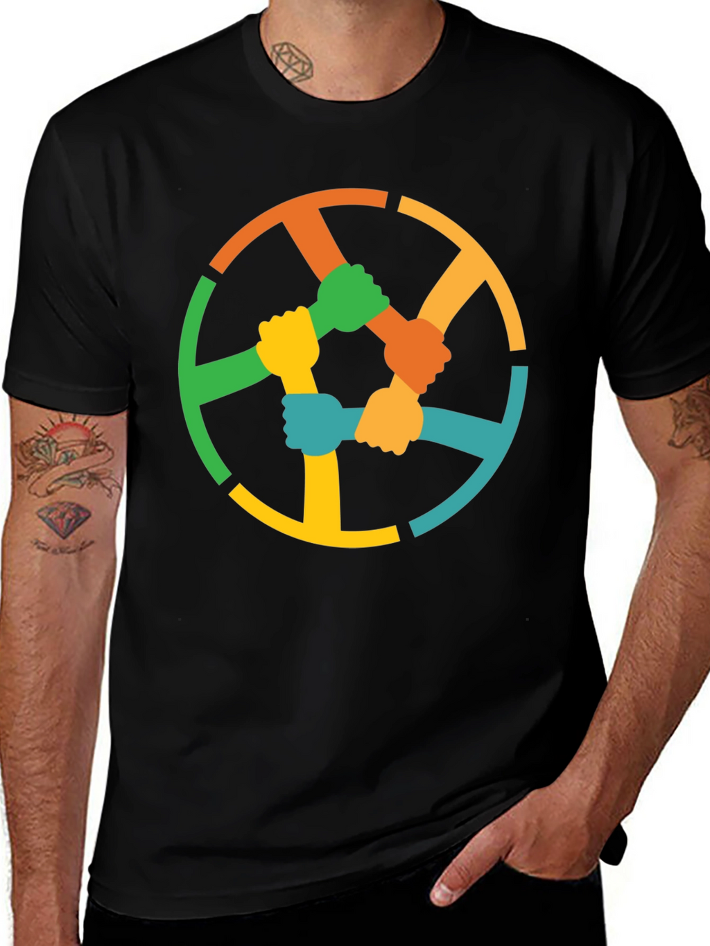 Unity Circle Black T-Shirt