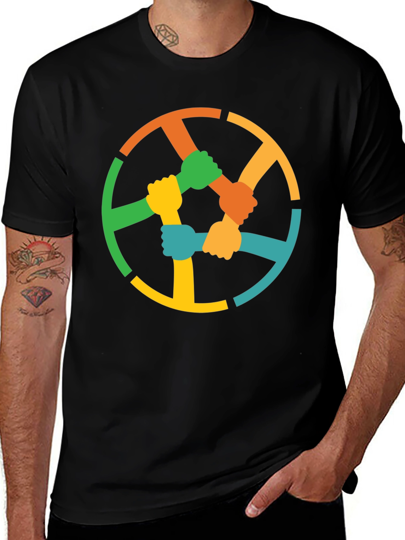 Unity Circle Black T-Shirt