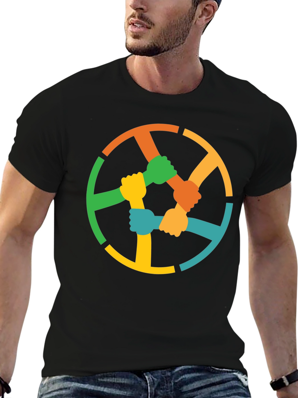 Unity Circle Black T-Shirt