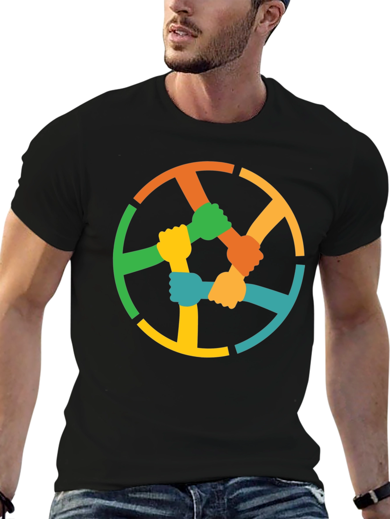Unity Circle Black T-Shirt