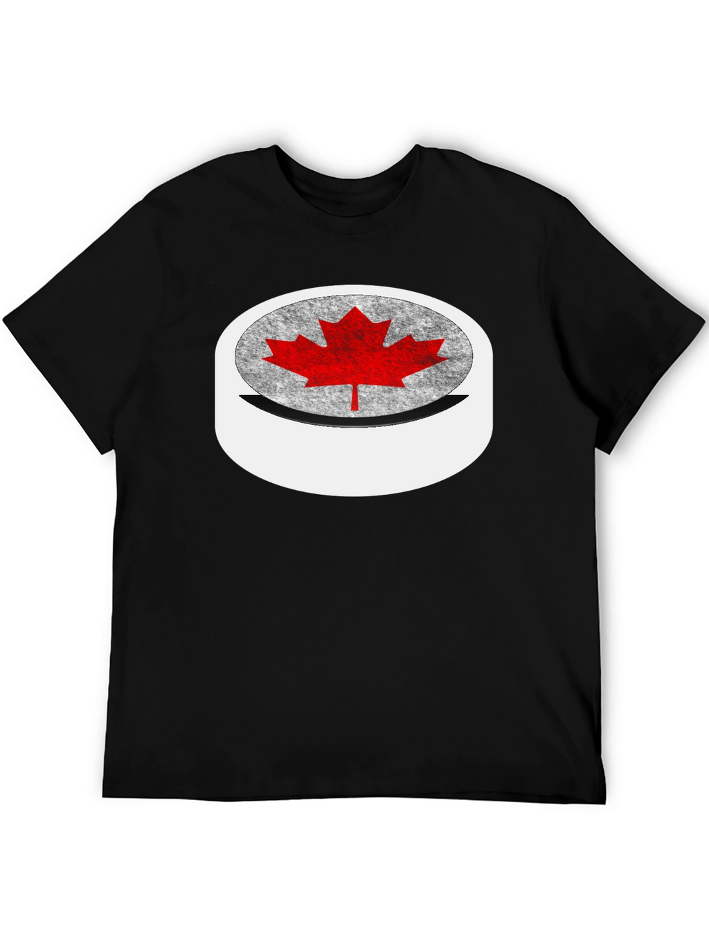 Canadian Maple Leaf T-Shirt - Black Tee