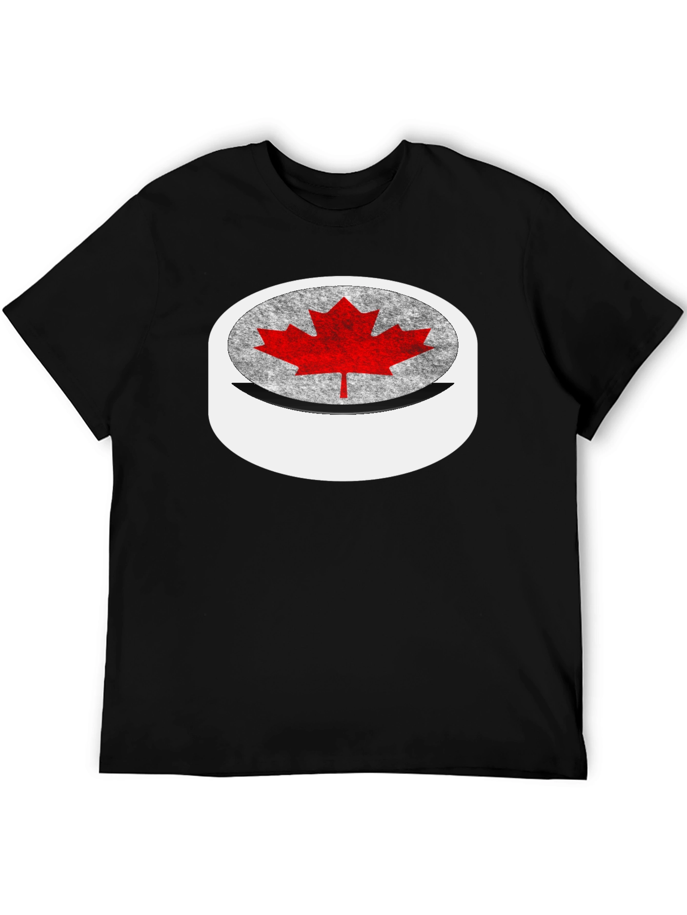 Canadian Maple Leaf T-Shirt - Black Tee