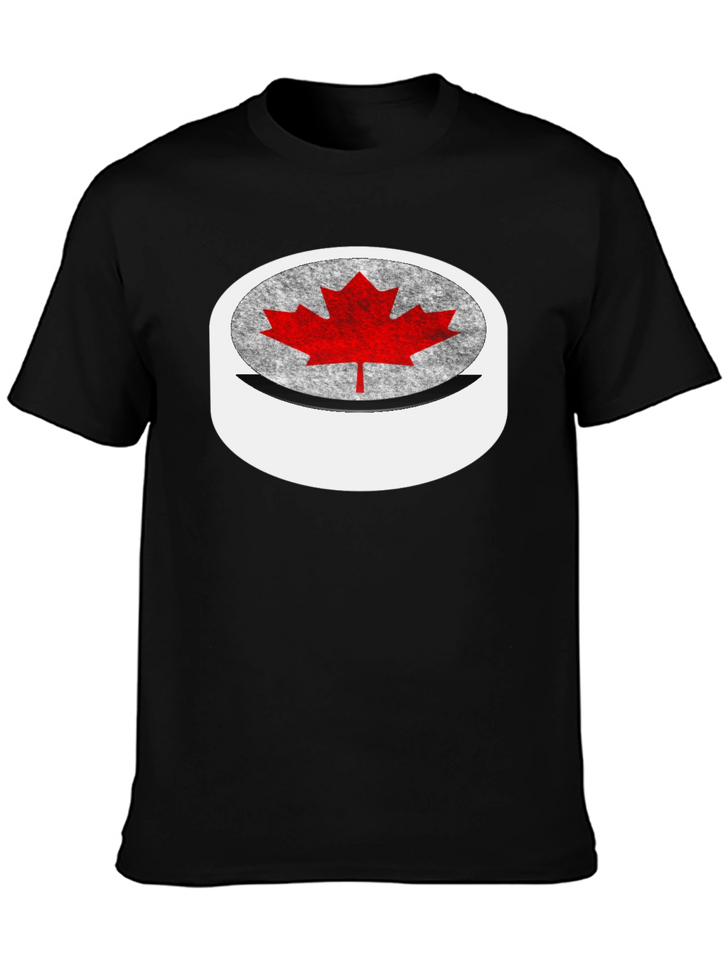 Canadian Maple Leaf T-Shirt - Black Tee