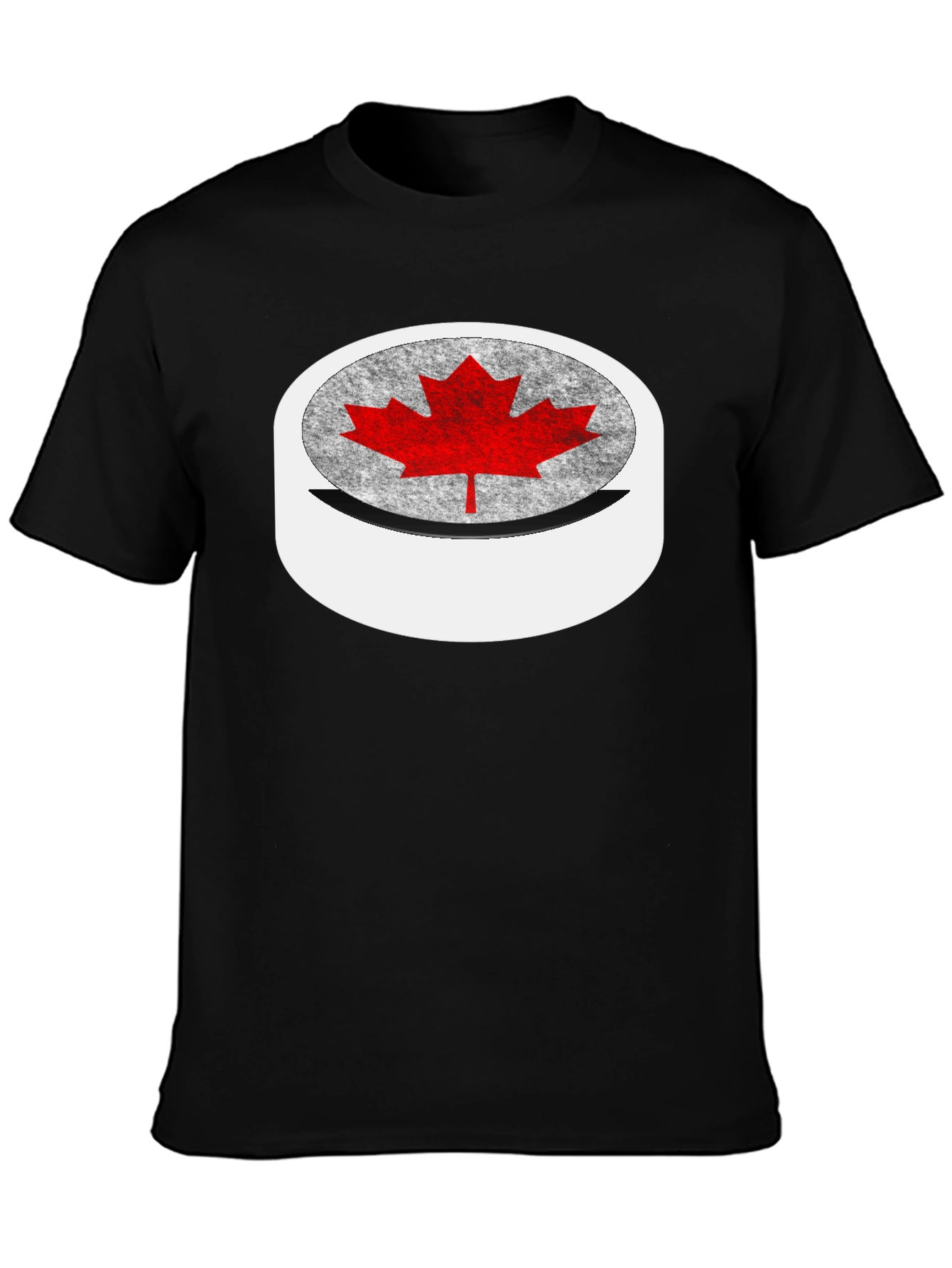 Canadian Maple Leaf T-Shirt - Black Tee
