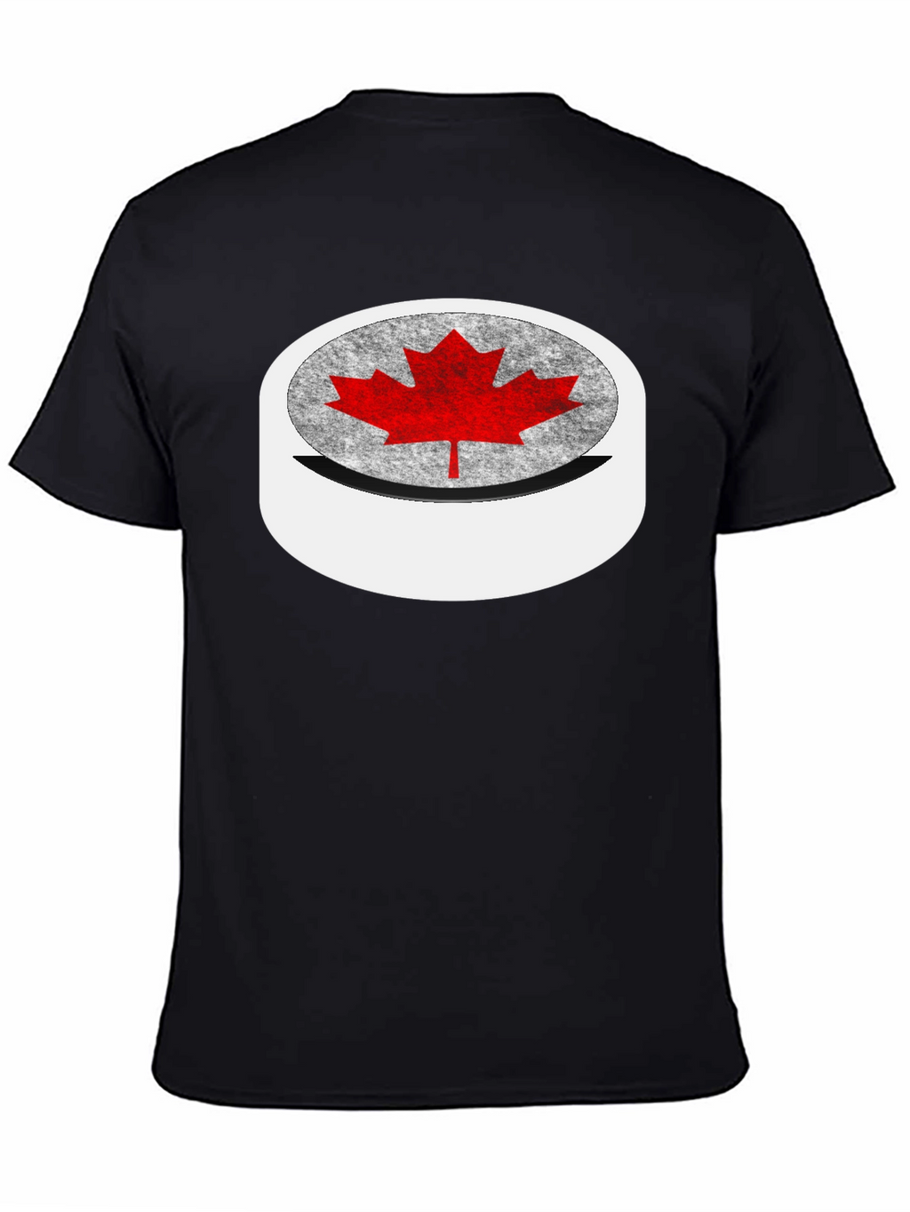 Canadian Maple Leaf T-Shirt - Black Tee