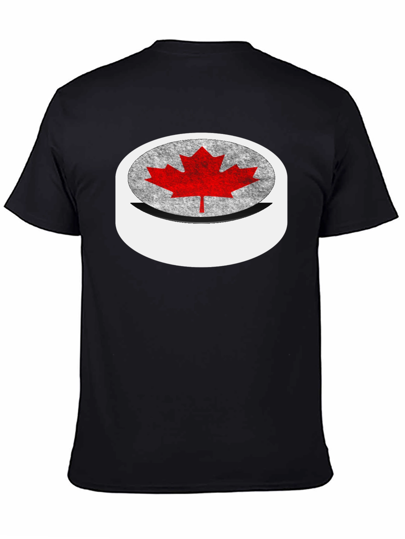 Canadian Maple Leaf T-Shirt - Black Tee