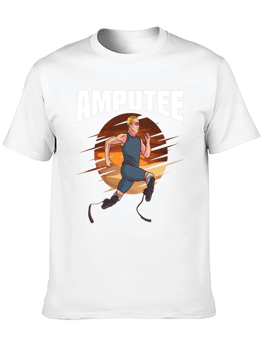 Amputee Runner Graphic T-Shirt
