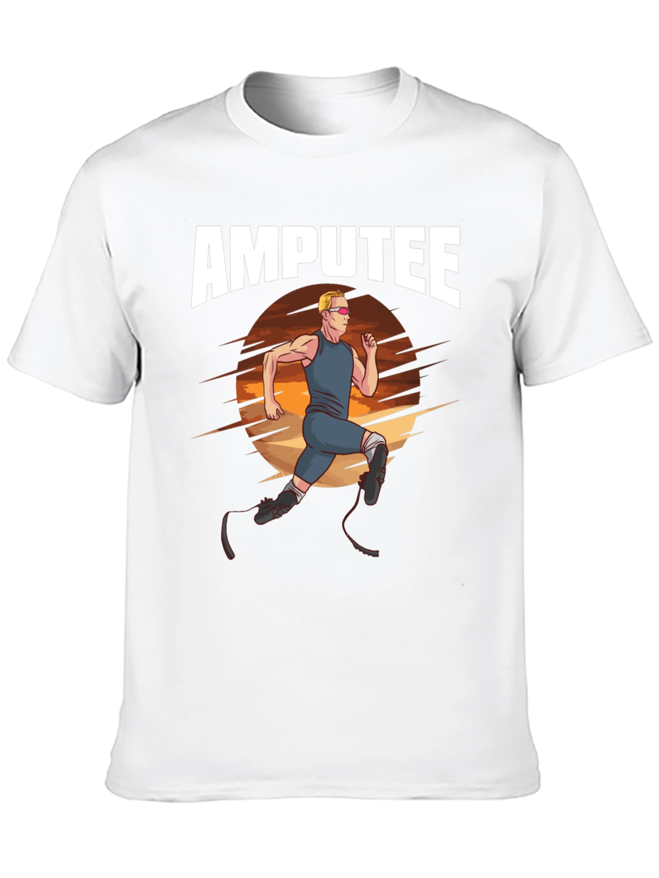 Amputee Runner Graphic T-Shirt