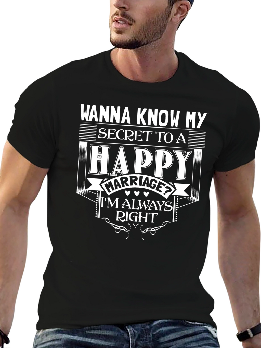 Happy Marriage Secret Mens T-Shirt