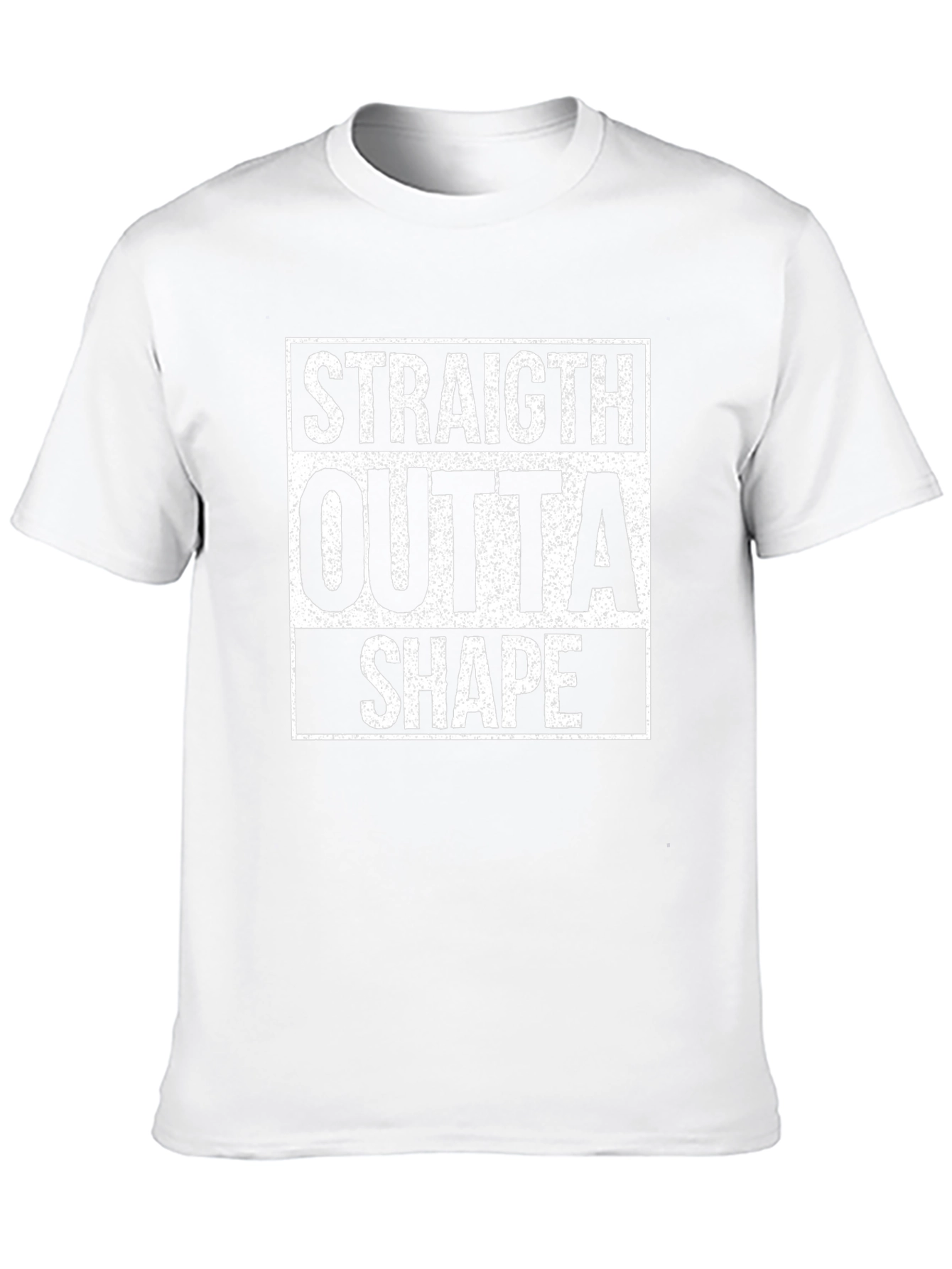 Straight Outta Shape Black T-Shirt