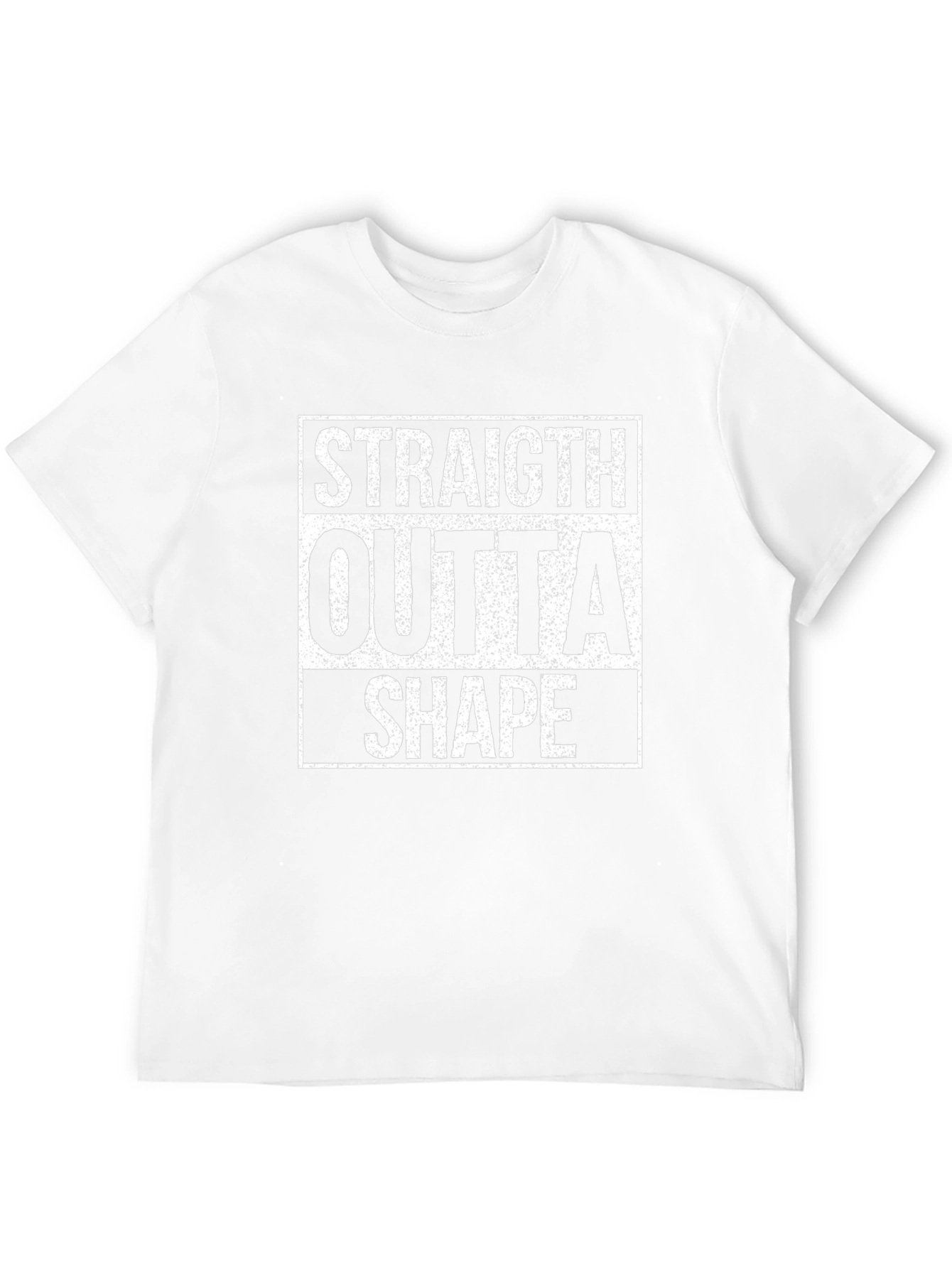 Straight Outta Shape Black T-Shirt