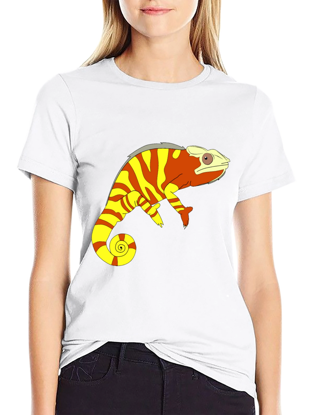 Chameleon Graphic Tee - Stylish & Unique