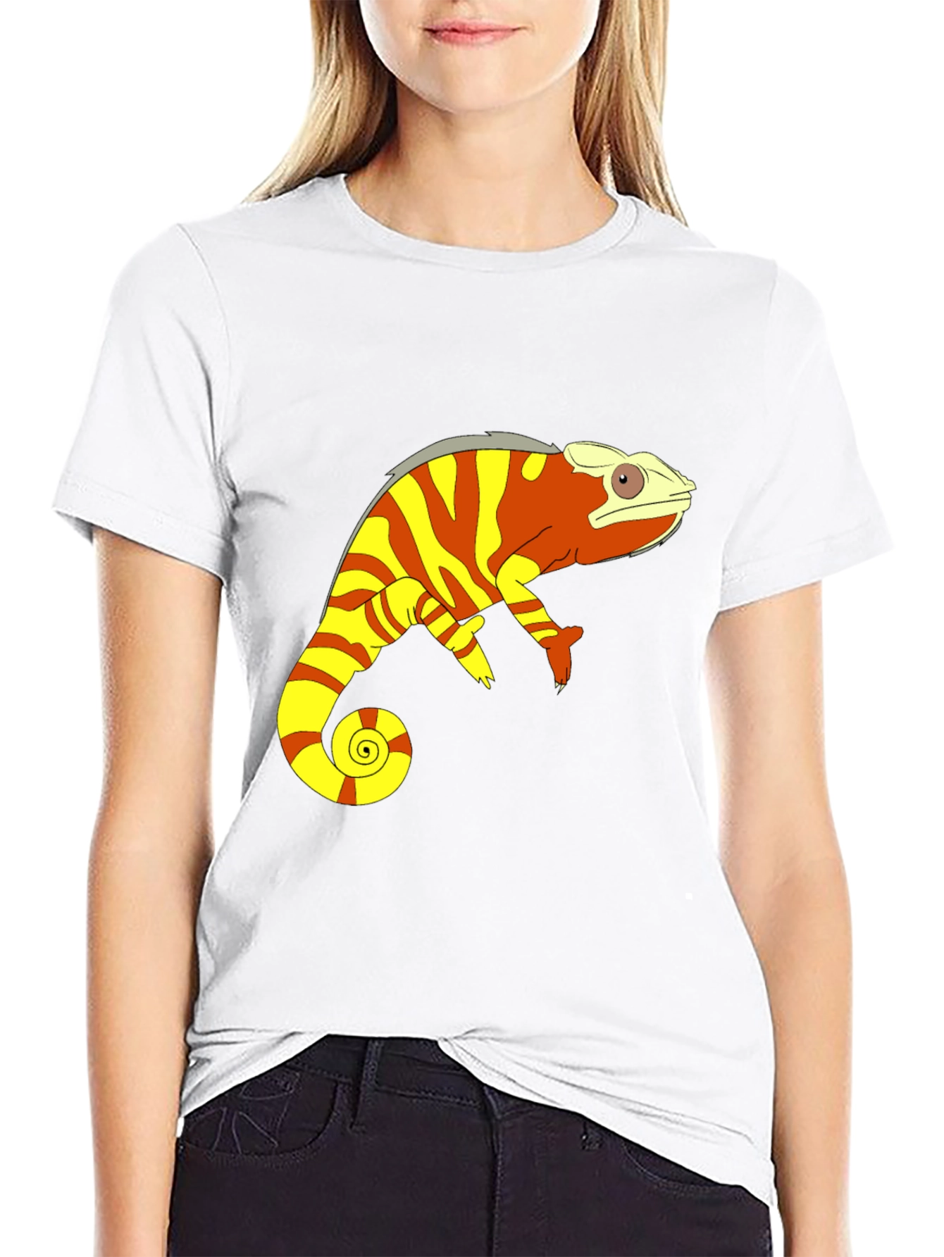 Chameleon Graphic Tee - Stylish & Unique