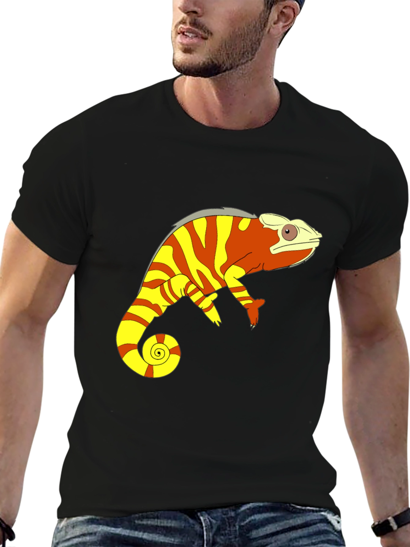 Chameleon Graphic Tee - Stylish & Unique
