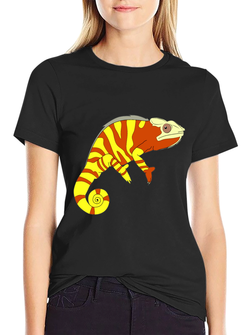 Chameleon Graphic Tee - Stylish & Unique