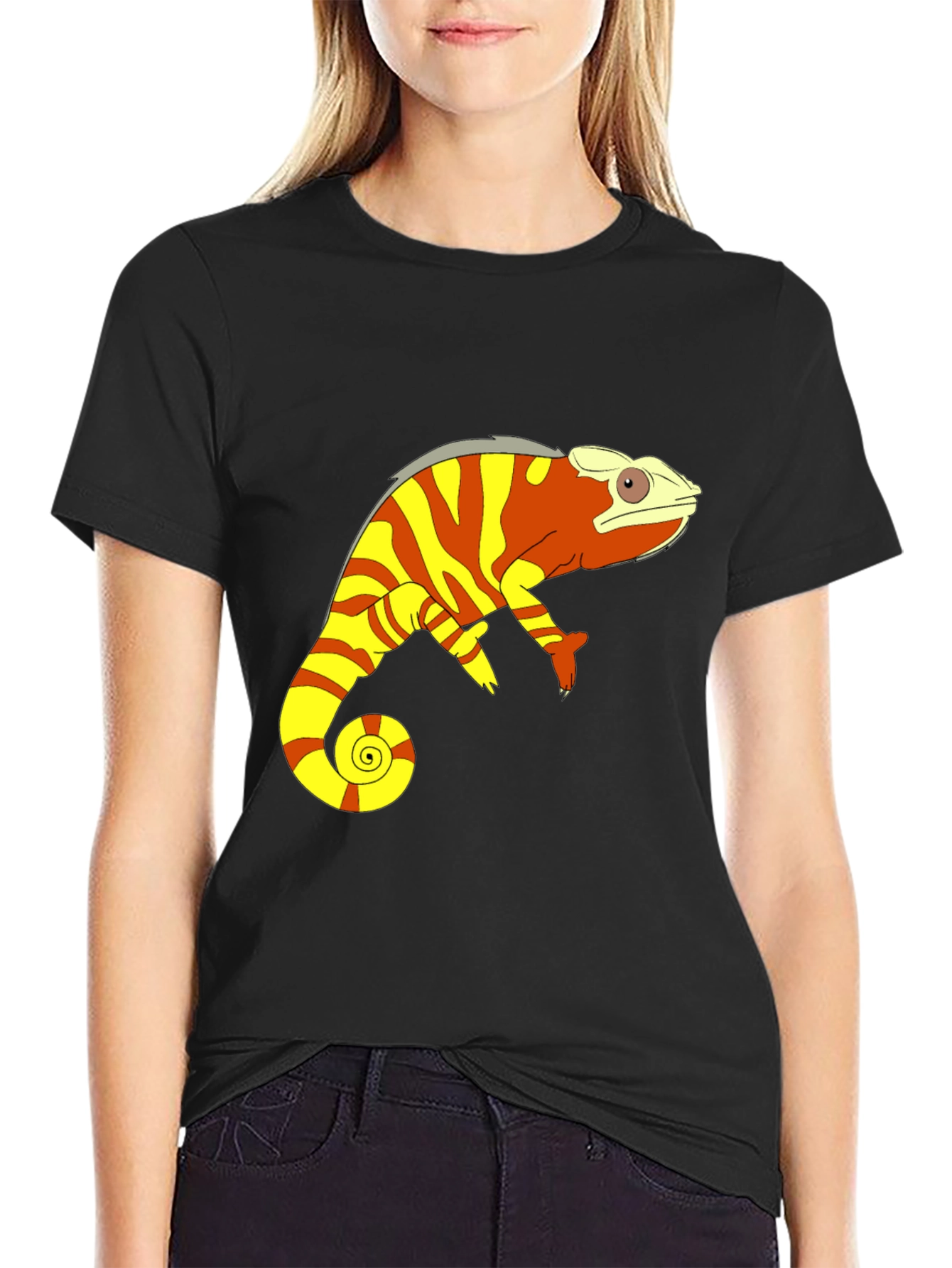 Chameleon Graphic Tee - Stylish & Unique