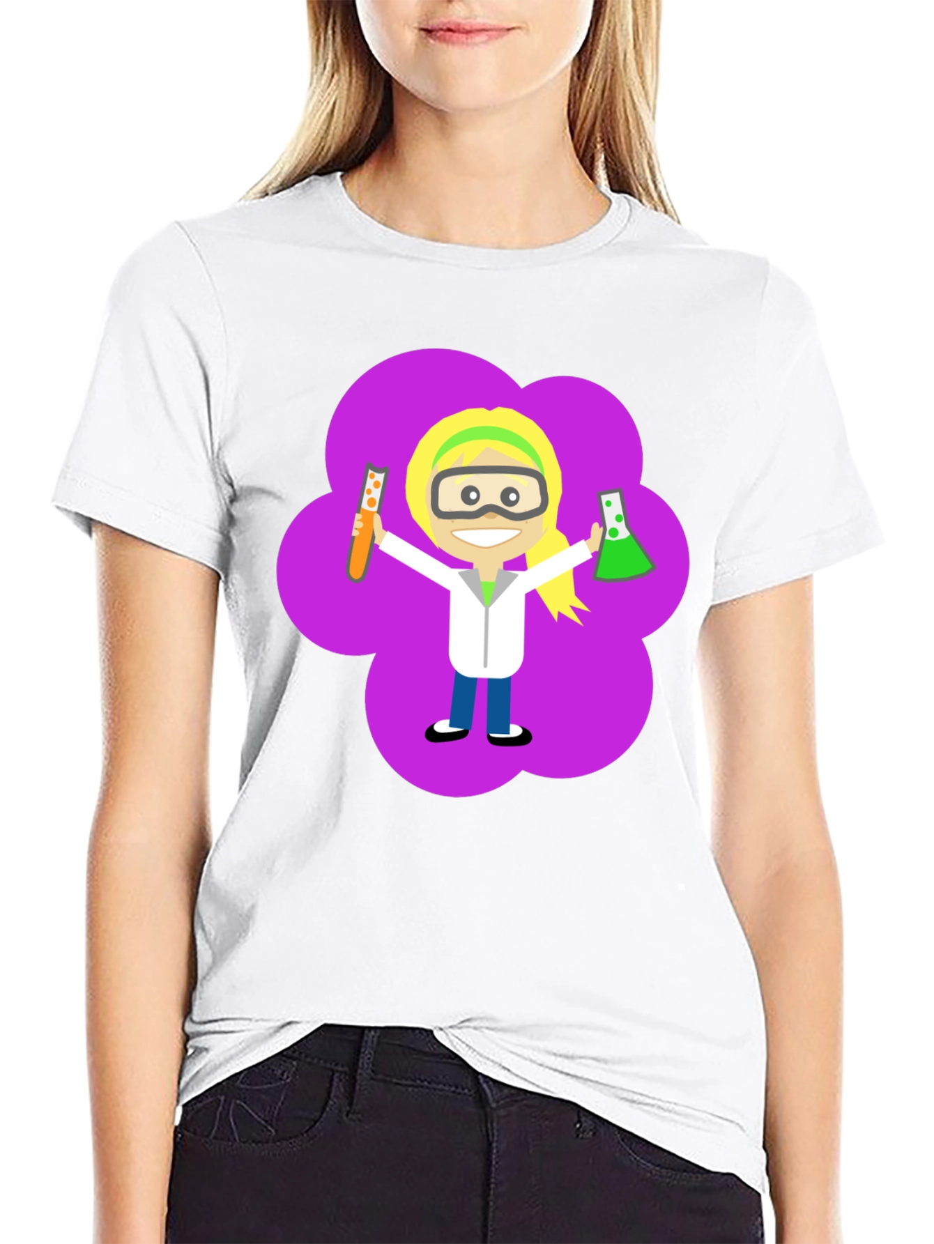 Science Girl T-Shirt - Fun Graphic Tee