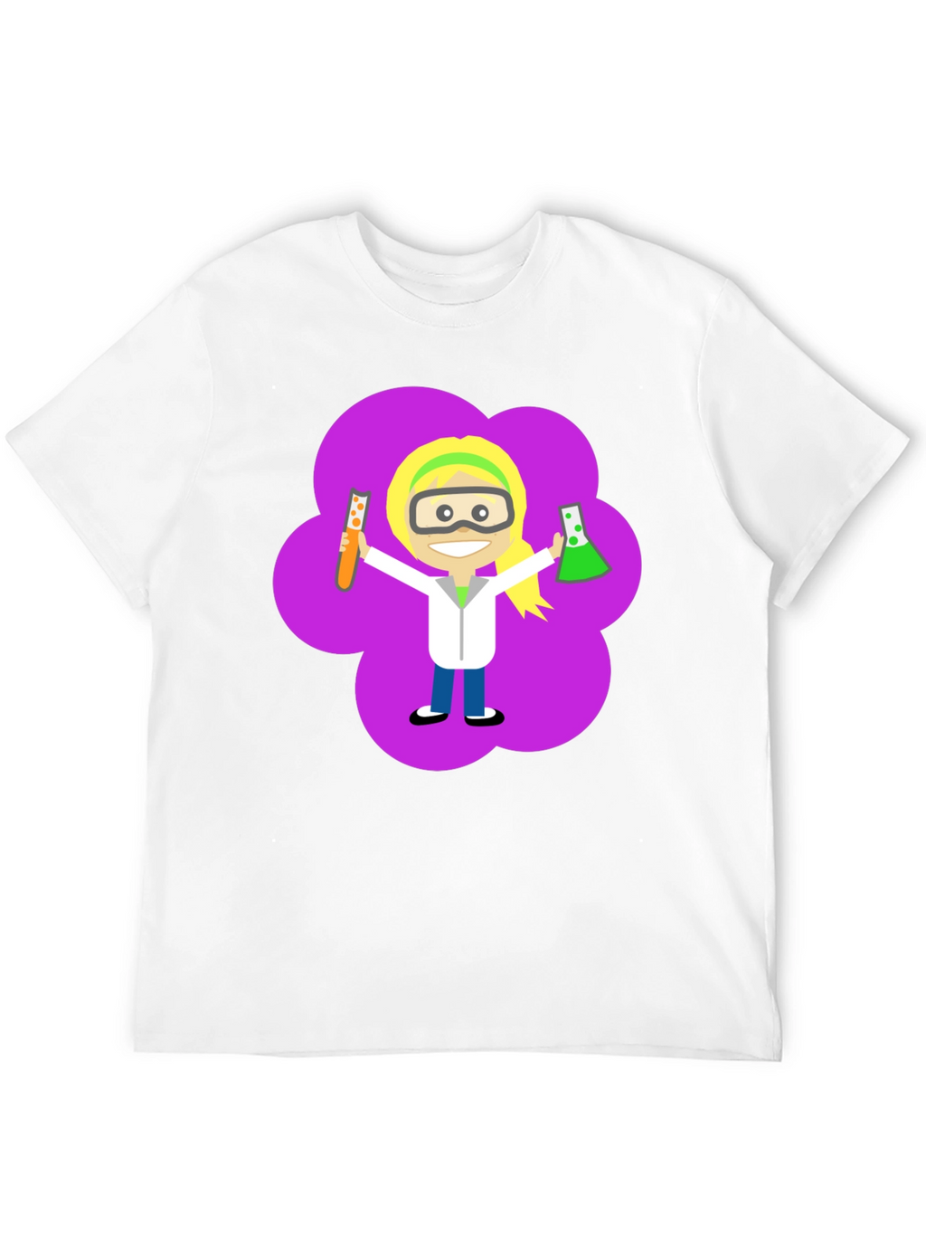 Science Girl T-Shirt - Fun Graphic Tee