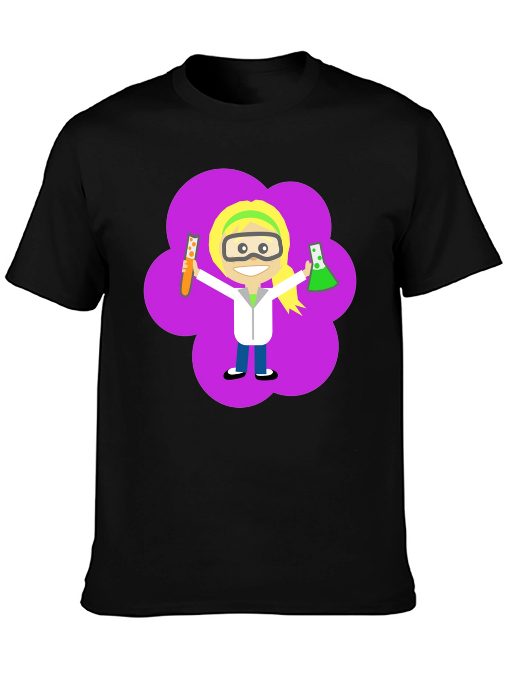 Science Girl T-Shirt - Fun Graphic Tee