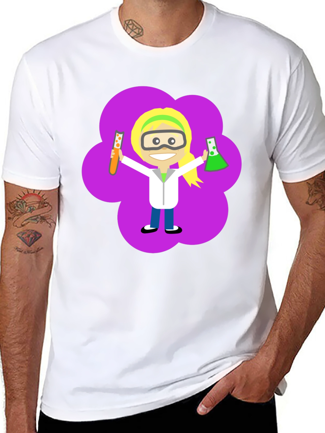 Science Girl T-Shirt - Fun Graphic Tee