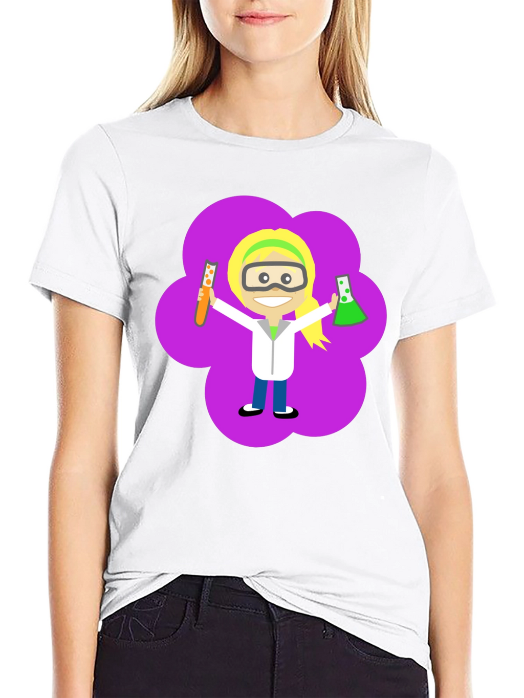 Science Girl T-Shirt - Fun Graphic Tee