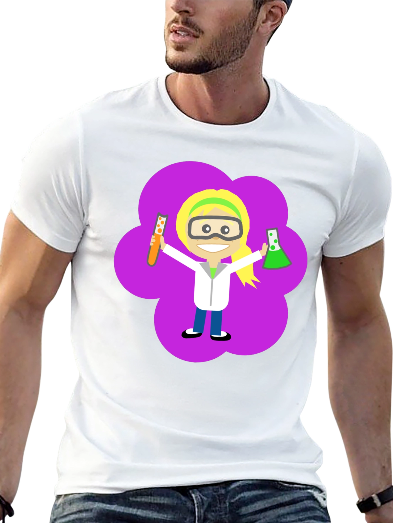 Science Girl T-Shirt - Fun Graphic Tee