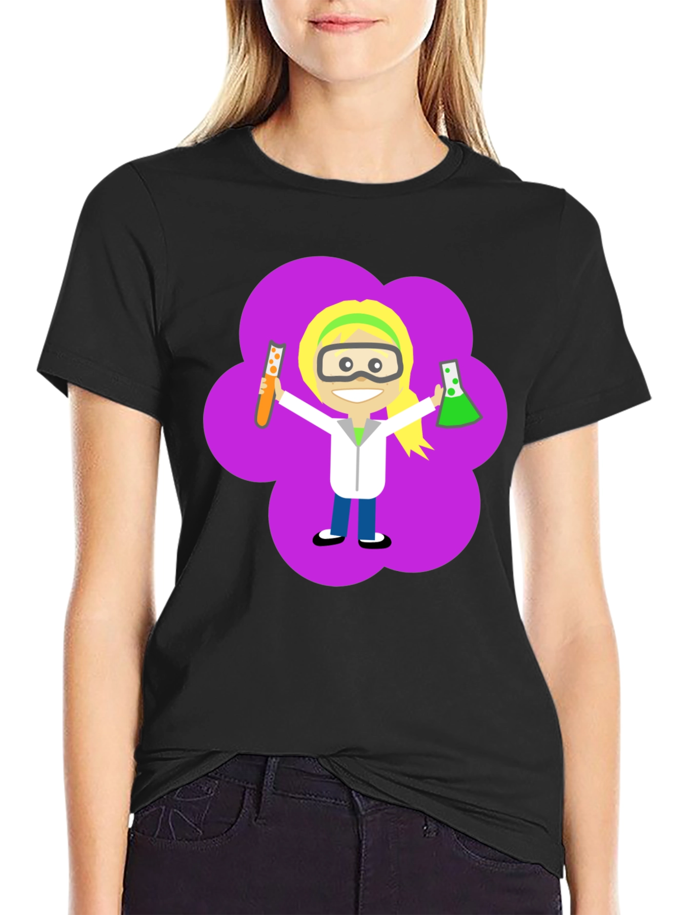 Science Girl T-Shirt - Fun Graphic Tee