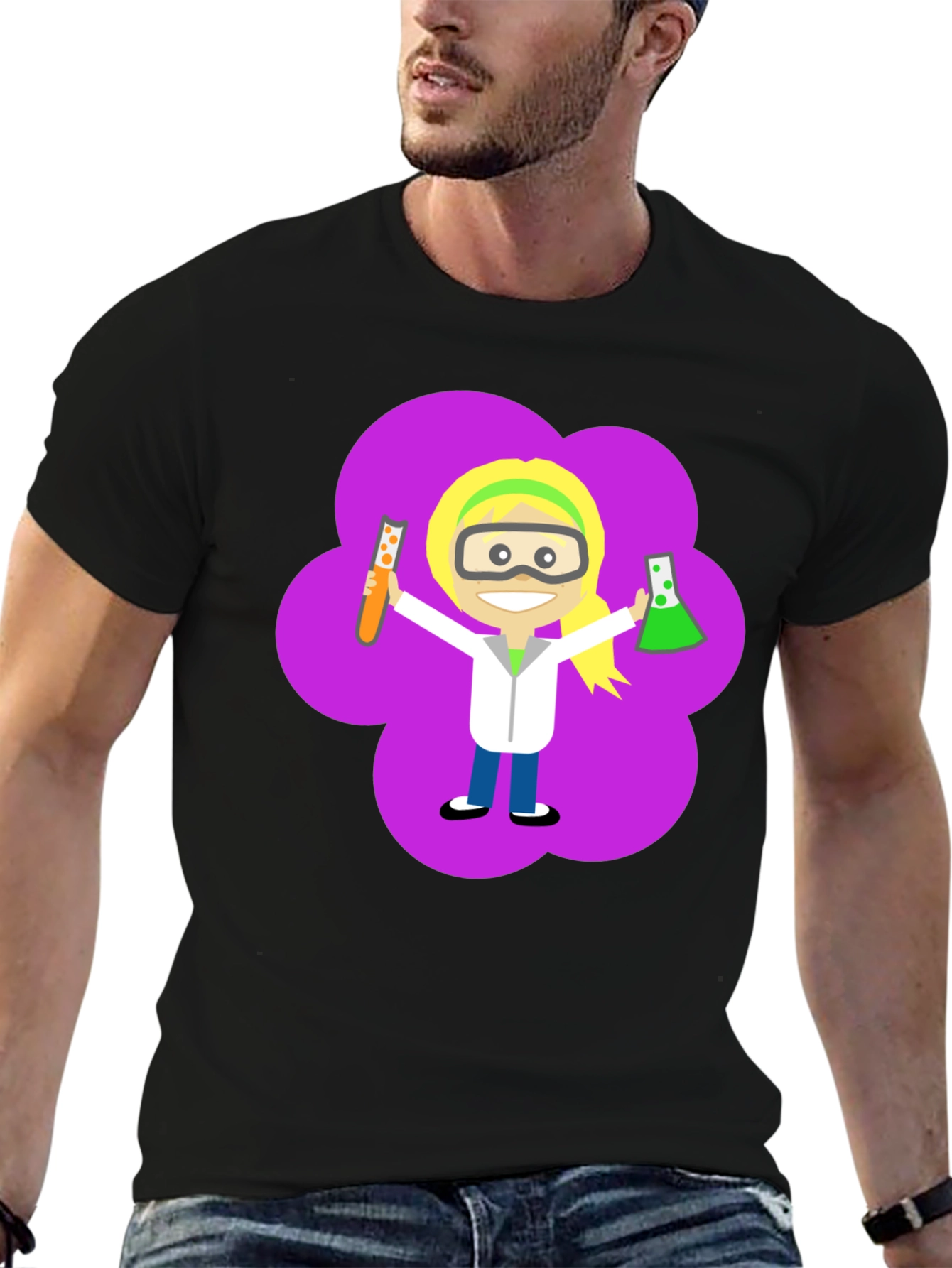 Science Girl T-Shirt - Fun Graphic Tee
