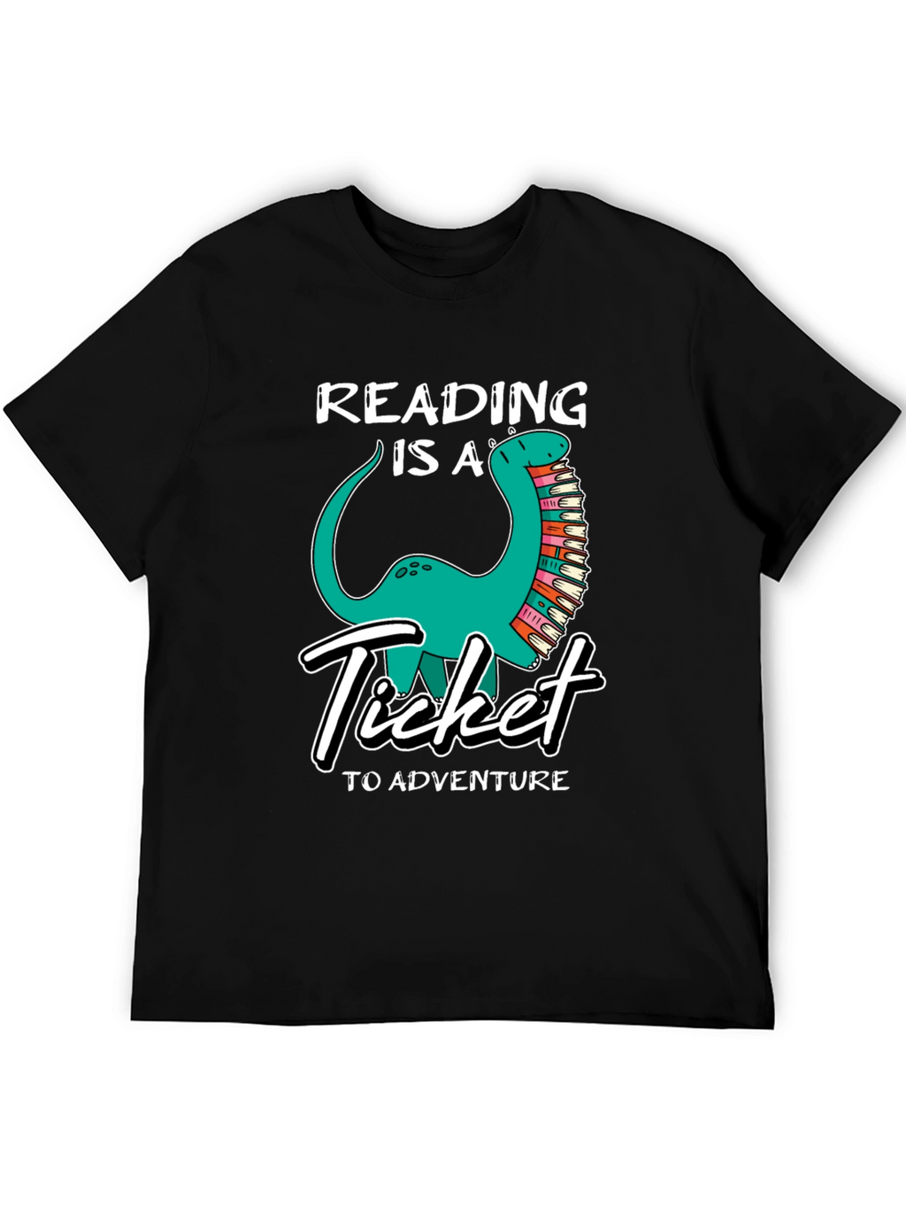 Reading Dinosaur Graphic Tee